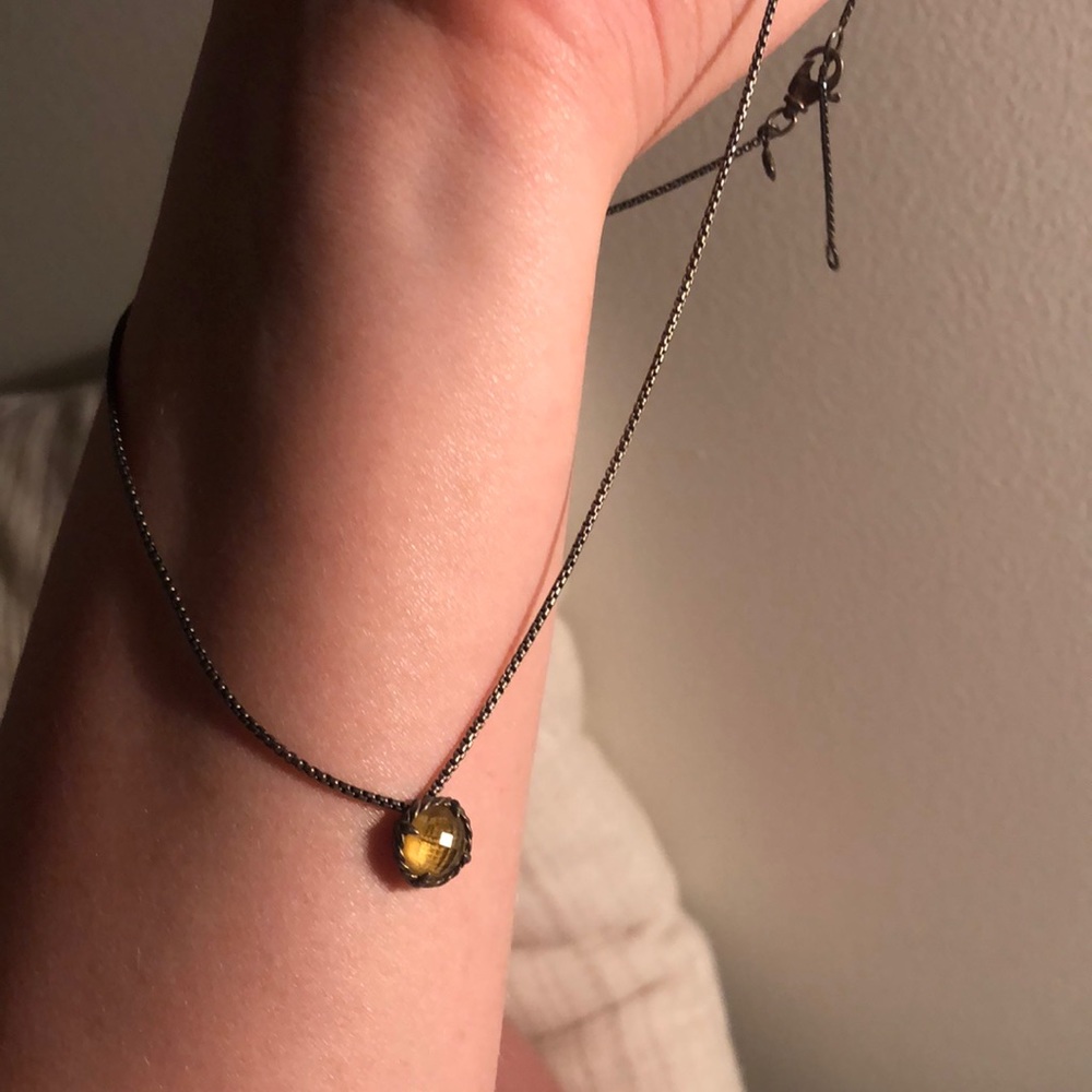 David Yurman Chatelaine Citrine Necklace